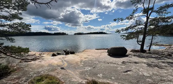 Blick auf die Schären im Stendörrens Naturresevat