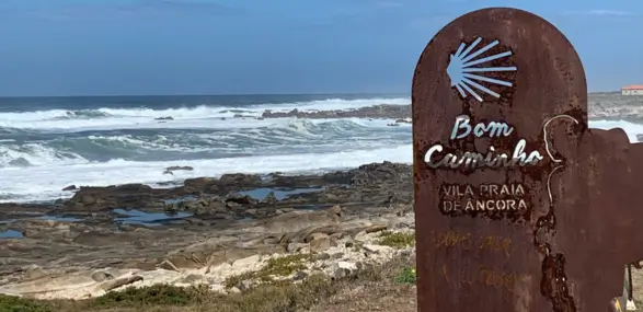 Küstenweg am Atlantik am portugiesischen Jakobsweg