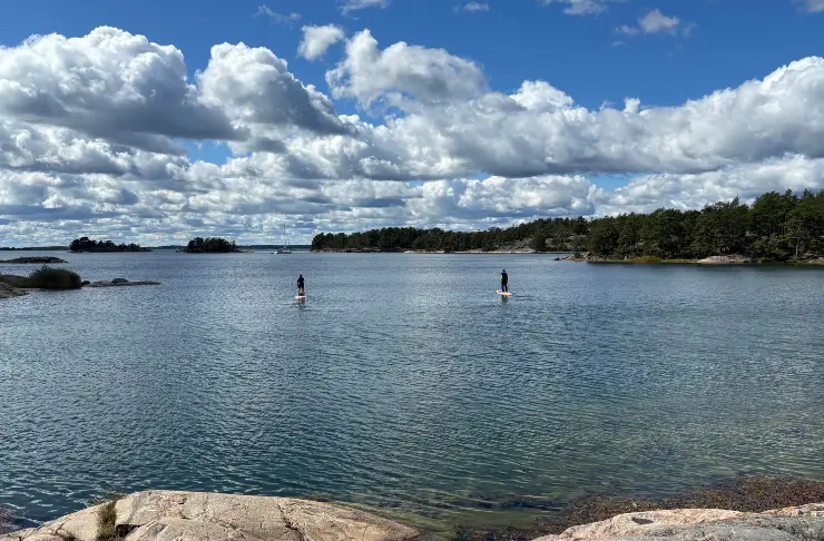 Blick über die Schären in Südschweden