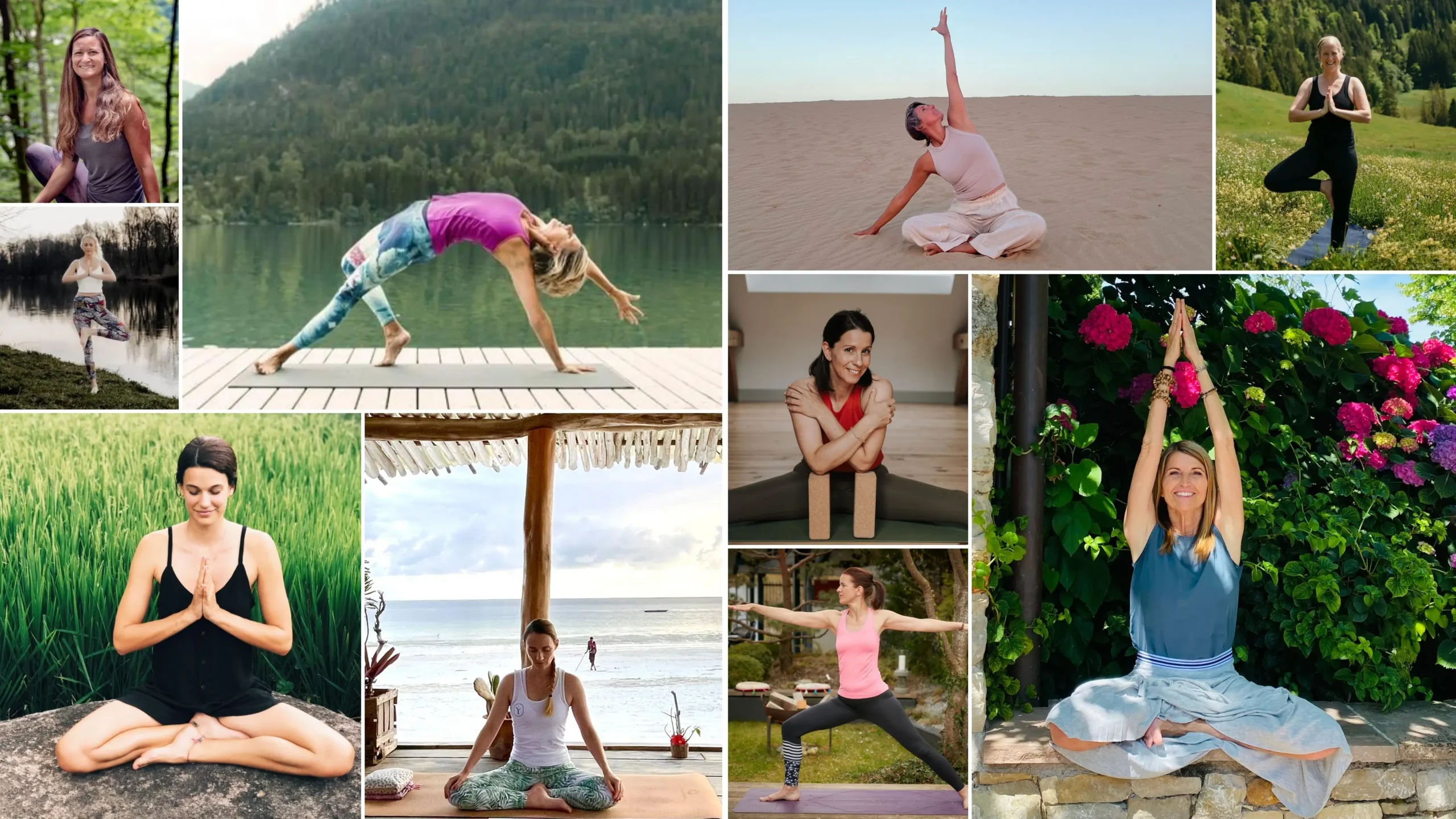 Unsere erfahrenen und liebevollen Yogalehrerinnen bei Local Vibes Yoga Retreat
