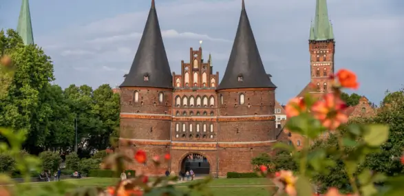 Lübecker Holstentor das Wahrzeichen der Stadt