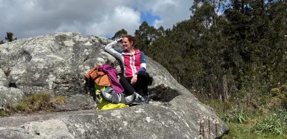 Wanderung von Negreira nach Santa Marina durch Hügellandschaft